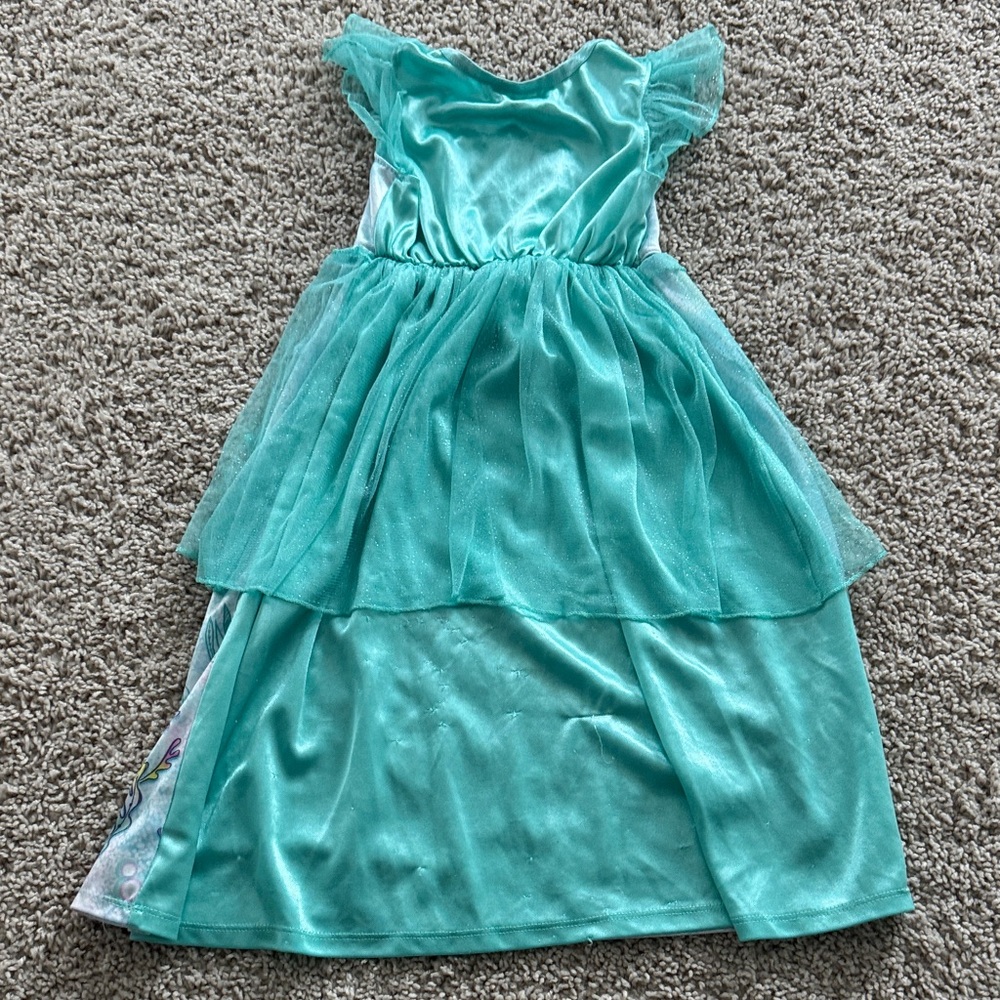 Disney Ariel Teal Kids Formal Dress - Picture 3 of 4